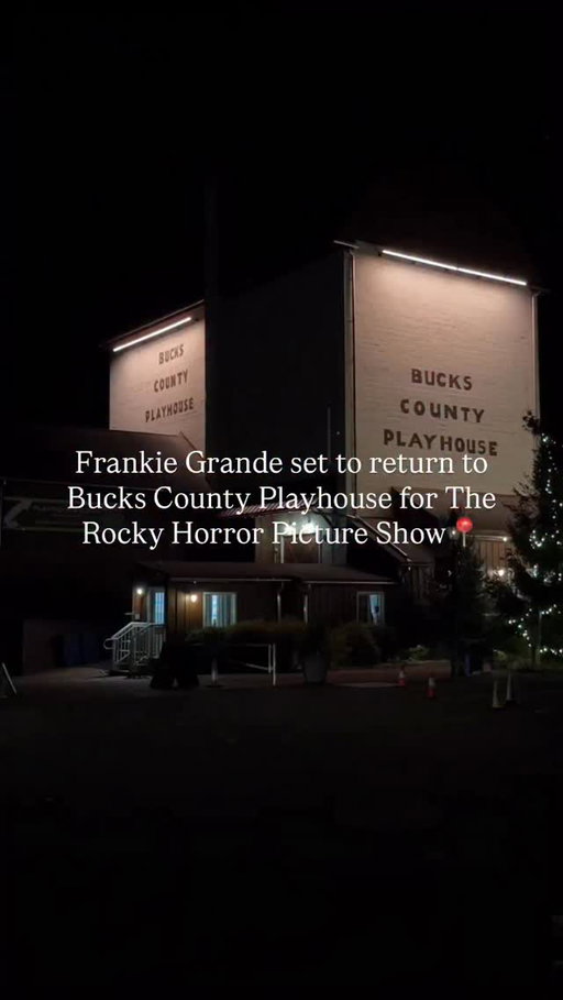 Have you heard? 

Actor and producer @frankiejgrande will reprise his role as Dr. Frank-N-Furter when The Rocky Horror Show returns to the @theaterbcp in New Hope, running October 10–November 2.

The cult favorite musical, written by Richard O’Brien, previously played the Playhouse in 2023 and 2024.

-

Follow for more #local events 

#buckscounty #buckscountypa #panews #phillysuburbs #newhopepa #townsofpennsylvania