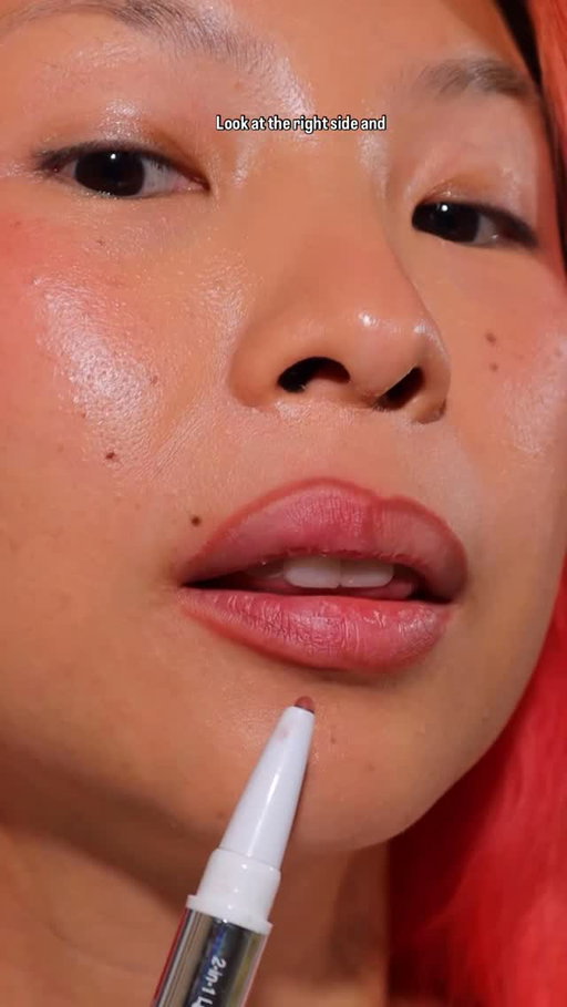 Wow the side by side is actually insane 👀👄 @halfmagicbeauty go plump yourself invisible extreme lip liner* 

Would you try this? 

PR, not obligated to post 

Make up reviews/in depth try on/lip plumper