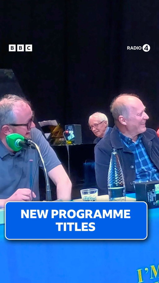In this round, Ade Edmondson, Miles Jupp, Rachel Parris, and Henning Wehn join Jack Dee to play continuity announcers inventing new programme titles in the gloriously silly antidote to panel games.

I’m Sorry I Haven’t a Clue | Listen on BBC Sounds