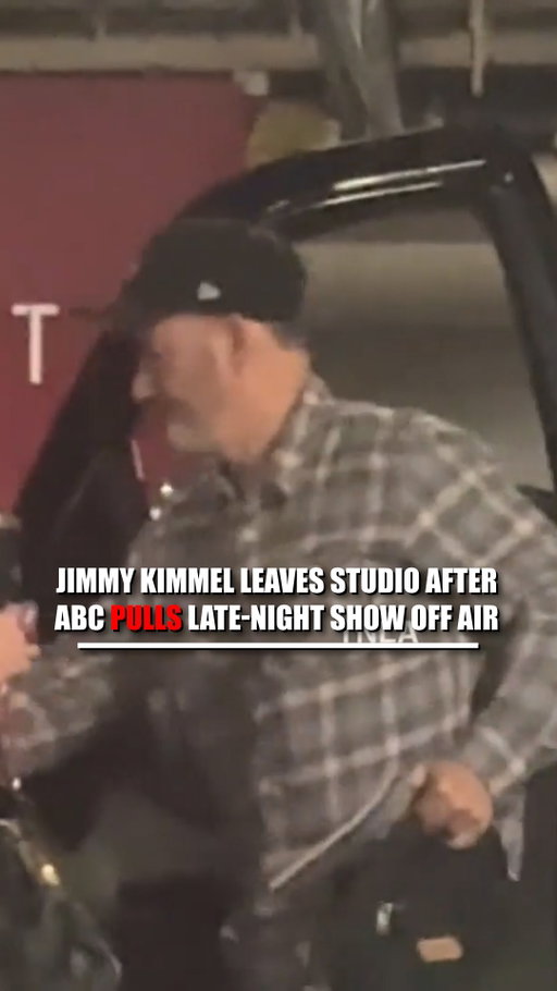OFF THE AIR: Jimmy Kimmel was spotted leaving the studio in a decoy vehicle from a parking garage after ABC "indefinitely" pulls the plug on his show over his Charlie Kirk assassination remarks.