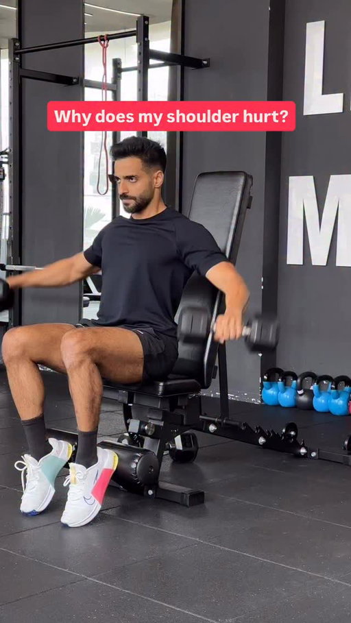 Still rolling your shoulders for warm-up?
That’s not fixing your pain. Do these mobility drills instead, they’ll actually protect your shoulders and make every upper-body workout safer. Watch till the end. 👇
1. 12 Y Raises
2. 12 T Raises
3. 10 Laying Shoulder CARs
4. 12 Scapular retraction & protraction 
5. 10 Scapular CARs (clock & anti clock)
6. 8 Shoulder CARs
7. 12 Hanging shrugs 
8. 20 Banded external rotation (controlled)
9. 20 Banded internal rotation (controlled)

If you already have pain, or you’re unsure what’s causing it, don’t guess. Don’t push through it. See a physiotherapist first. Everything i share here is to help you stay proactive.