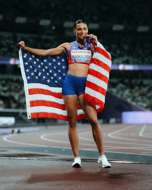 Sydney McLaughlin-Levrone is the best in the world. Again.🥇

@sydneymclaughlin16 wins gold in Tokyo with a new 400m Championship record time of 47.78.