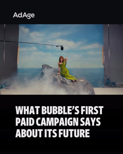 At five years old, @bubble is ready to grow up.

The DTC skincare brand, which has made a name for itself as a playful, colorfully packaged option for Gen Alpha and Gen Z consumers, is debuting its first paid ad campaign—a 360-degree spot starring actor @itsmeleighton.

Ad Age’s Adrianne Pasquarelli spoke with Bubble founder and CEO Shai Eisenman about the decision to launch the campaign now and what it signals about the company’s future. 

🔗 Read more at the link in our bio.