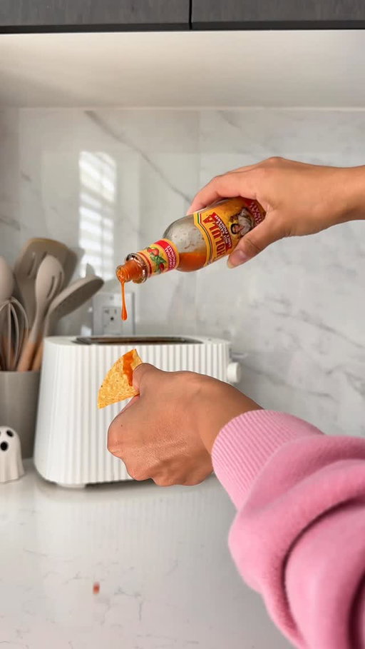 Did you know - the ancient Aztec and Mayan people ground chili peppers and water and used it for food, medicine, and ritual practices? 

Fast forward to present day, we’re keeping the passion for hot sauce alive (especially when it involves creating a spicy chip 🥵)