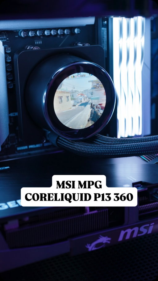 MSI cooked with this new AIO 👨‍🍳

MSI MPG CORELIQUID P13 360

- Super clean design - no visible wires or screws
- 2.1” IPS display w/ curved glass cover - Customizable w/ MSI Center or can even be used as a secondary monitor (perfect for Wallpaper Engine!)
- 3 x pre-installed ARGB CycloBlade 9 fans
- Screwless copper base for even better cooling performance
- UNI BRACKET mounting system

@msius @theblendedgroup 

#msi #msigaming #liquidcooling #techtok #pcbuild #blendedgtalks