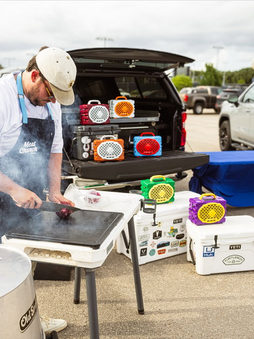 TAILGATING JUST GOT LOUDER!

The Gameday Series is here, available exclusively at select dealers.

Turtlebox is the undisputed MVP of tailgates, so don’t wait, get yours today!