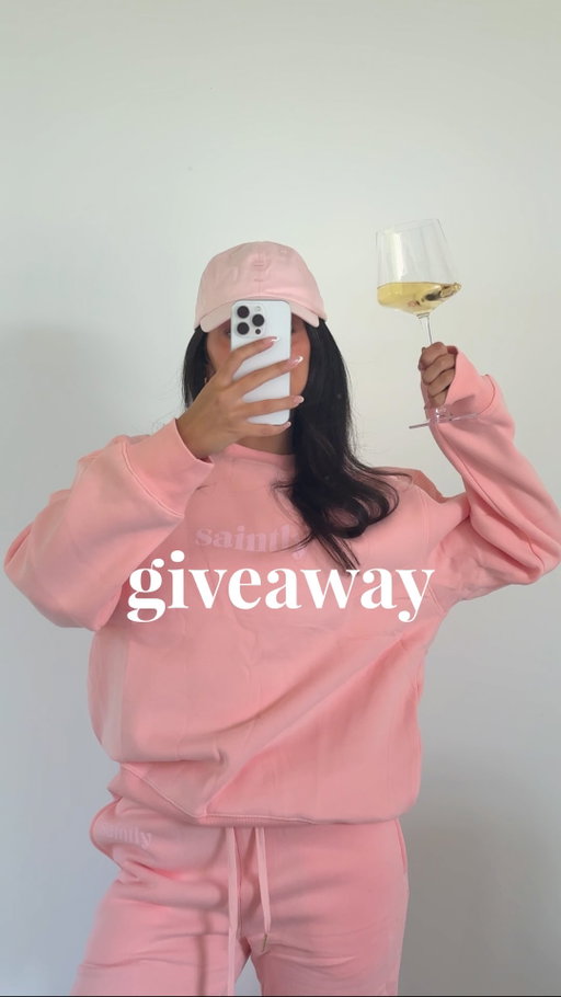 🩷 GIVEAWAY ALERT 🩷 5 LUCKY WINNERS WILL RECEIVE A WARDROBE REFRESH OF PINK PERFECTION JUST IN TIME FOR FALL 🍂

Win the coziest matching sweatsuit, baby tee, hat, + surprise Saintly goodies.

To enter:
1. Follow @saintlywine
2. Tag your friends (more tags = more entries)
3. Share this post to your story
4. Bonus: Tap the repost button for an extra entry

Saintly merch by: @localsportsapparel

NO PURCHASE NECESSARY.  Contest entry opens September 18th  2025, 12:00pm EST and closes on September 27, 2025, at 11:59 pm EST to legal residents of Ontario who have reached the age of majority in Ontario as of date of entry. There are five (5) prizes to be won, valued at $120 CAD each and consisting of (1) of each of the following items: a Saintly sweatsuit and  Saintly t-shirt in their preferred sizing, a basebcall cap and a Saintly surprise. Participation is limited to one (1) entry per follow plus any additional tags, during the contest period, determined based on the individual’s Instagram account. Name, address, age, telephone number, email address, and a correct answer to a math skill-test are required. Visit the link in our bio for more details. Please enjoy our wines responsibly.