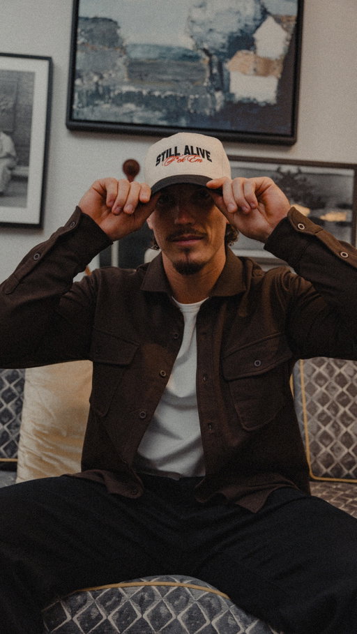 Still Alive. More than words on a hat. It’s a mindset.

@cuts x @duranjarren Available now.