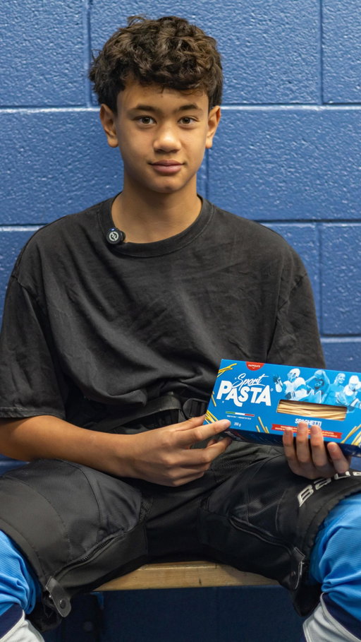 Who knew cooking pasta was that simple? 😂😂😂 
 
Future hockey star @liam_tep shares his opinions on eating and making pasta. 🤌