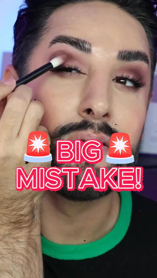 A common mistake I see when people try to create a smokey eye, is putting the color down where they need to be smoking it out to. Blending from the socket up, is always going to give you a gradual more gentle blend 🖤  using @rephr.to brushes! #eyemakeup #makeuptutorial #mua #makeup