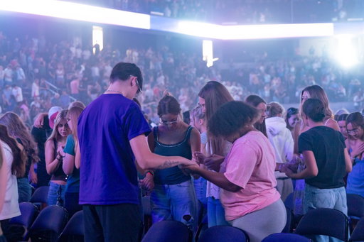 "Father, thank you for your people that are here. I pray that as the best we can, we will humble ourselves before you and invite you to give us a sense of confidence and conviction and faith in you that it will transform us, it will transform our campus, it will transform our city and our nation in a way in which Jesus will be glorified." - Pastor Tim Griffin