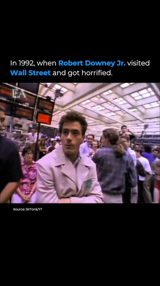 In 1992, Robert Downey Jr. stepped onto Wall Street… and couldn’t believe what he saw. 

“If money is evil, that building is hell.
The most obnoxious, money-obsessed, high-energy people I’ve ever had to endure.”

A reminder that even the brightest stars can be shocked by the intensity of the finance world.

→ Follow @entrepreneurarchived for more timeless lessons from the world’s most iconic entrepreneurs.

#wallstreet #robertdowneyjr #finance #money #success #entrepreneur #motivation #business #wealth #entrepreneurmindset