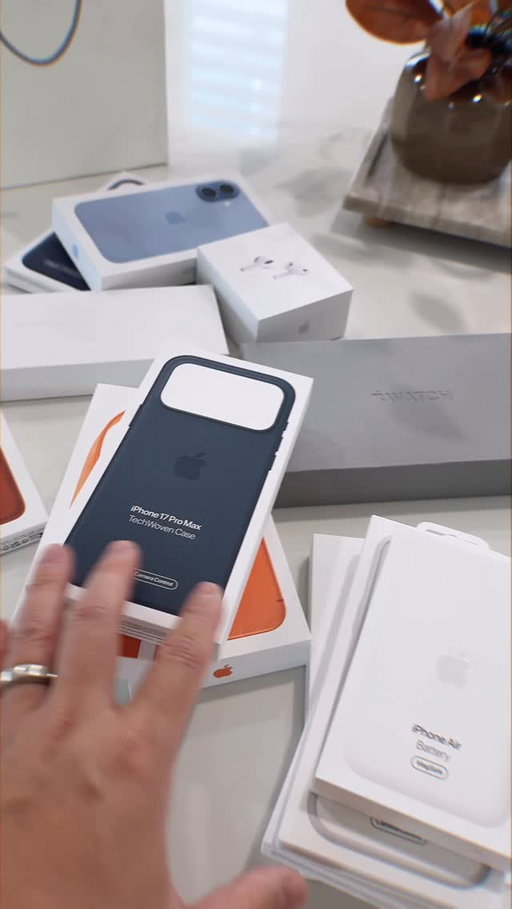 Dream Apple iPhone 17 Tech Bag! What are you picking up tomorrow for launch day? Let me know which product or accessory is your favorite. Is this the dream bag to get on launch day? #tech #technology #apple #iphone #iphone17 #iphone17pro #iphone17promax #bag #dream #smartphone #smartphones #case #accessories #accessory #reels #reelsinstagram