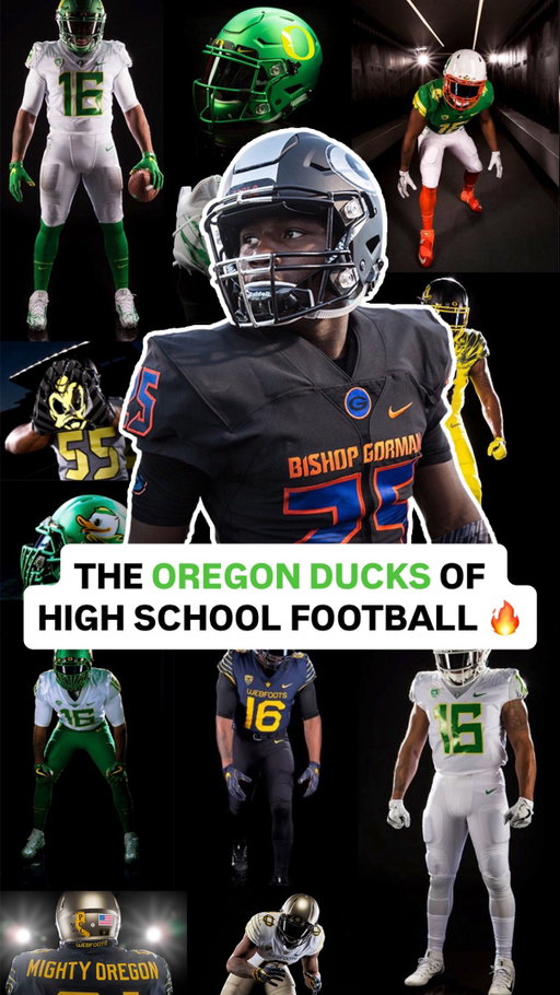 Bishop Gorman (NV) is the Oregon Ducks of high school football with over 2000 football jersey combinations 😳💧 @bishopgormanfb 

The MaxPreps Game of the Week heads to Las Vegas as No. 2 Bishop Gorman (Las Vegas, Nev.) hosts No. 8 Mater Dei (Santa Ana, Calif.) in a matchup sure to have national championship implications.  Watch LIVE & FREE on MaxPreps.com September 19th at 7:00 p.m. PT / 10:00 p.m. ET