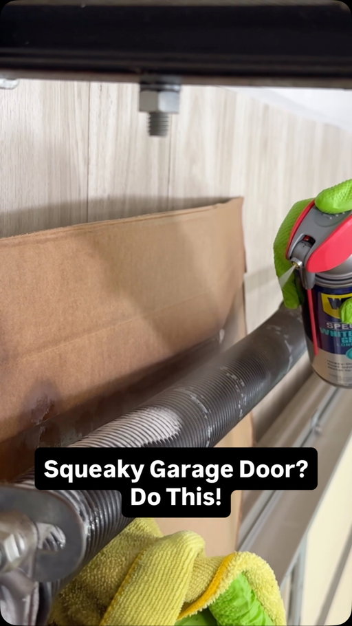 Noisy and squeaky garage door? Do this!