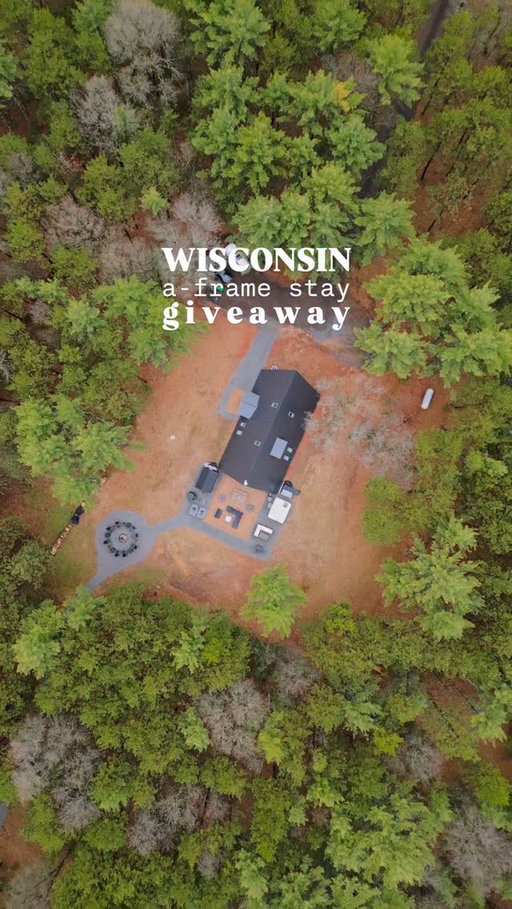 🔥 New A-FRAME stay GIVEAWAY 🔥 

* winner chosen - @noelle.wiste * 

Win a 2-night stay at @cedarsands , a stunning new A-frame Airbnb tucked away in the Wisconsin woods near Nekoosa 🌲🏡

Here’s how to enter:
1️⃣ Follow @jonkreye + @cedarsands 
2️⃣ Like this post ❤️
3️⃣ Tag 3+ friends in the comments (each comment
📅 Stay must be used by May 2026 (holiday weekends excluded).
Winner messaged on September 24th! Giveaway not sponsored by Instagram. Good luck!