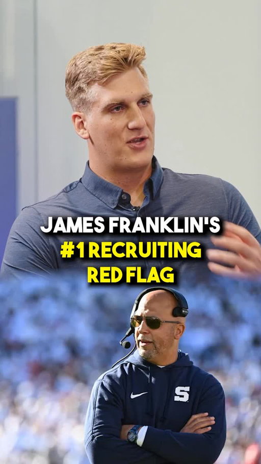 Talent can get you noticed, but character keeps you on the field. Penn State head coach James Franklin shared with me the biggest red flags he looks for in players — and they have nothing to do with speed or size. From how you treat teammates to how you respond to adversity, these are the things that make or break a career.