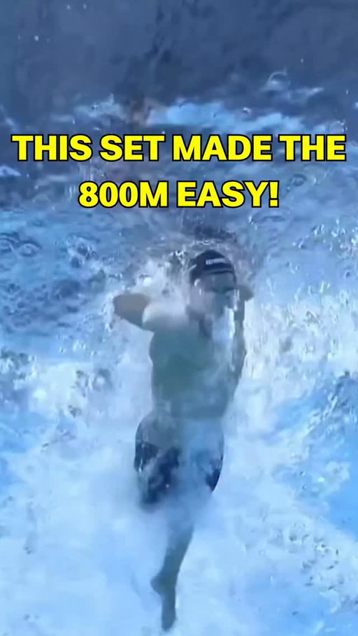 This Set Made the 800m Easy 800m & 1500m world champion Ahmed Jaouadi shared a brutal distance set that made racing one 800m feel easy: 10×800 @ 9:00. He was holding 8:35–8:40, convinced he’d close the last rep in 8:15–8:20… but after all that work he was so gassed he only managed an 8:50! .
.
.
#Swimming #DistanceSwimming #800mFree #1500mFree #SwimSet #SwimTraining #AhmedJaouadi #SocialKick #DistanceSwimmer #SwimWorkout