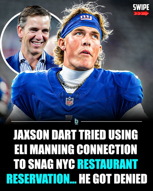 Jaxson Dart’s NFL path has mirrored Eli Manning’s almost perfectly so far, Ole Miss QB, first-round pick, now with the Giants. 🏈

He’s even gotten advice and mentorship from Eli himself… but Dart recently learned there are limits to how far that mentorship goes. 😂

One of the perks of being a Giant is access to NYC’s insane food scene, but good luck actually getting into the city’s toughest tables. 

We’re talking Carbone, Polo Bar, and especially 4 Charles Prime Rib in the West Village, famous for its legendary French dip. 🍔🥩

During a chat with Peter Schrager, Eli said he told Dart to always reach out if he needed help. So, Dart decided to test that generosity by asking the two-time Super Bowl champ for a hookup at 4 Charles.

Eli’s answer? A polite but firm nope. 🚫

Mentor? Yes. Concierge? Not so much.

#NFL #football #nygiants #newyork