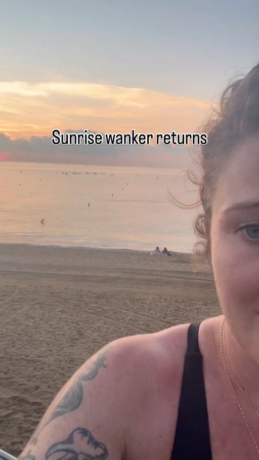 Sunrise wanker returns