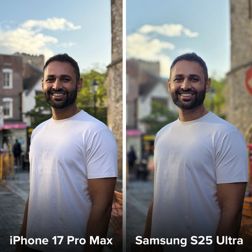 iPhone 17 Pro Max vs Samsung Galaxy S25 Ultra camera - who wins?

Full camera comparison is now live on YouTube - go watch!! 😄