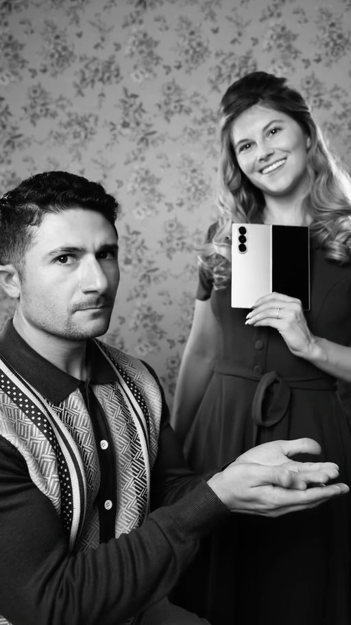 Scared to leave your old phone behind? It’s time to switch! @samsungmobileusa 
#TeamGalaxy #SamsungPartner #GalaxyZFold7 #filmmaker #comedy
