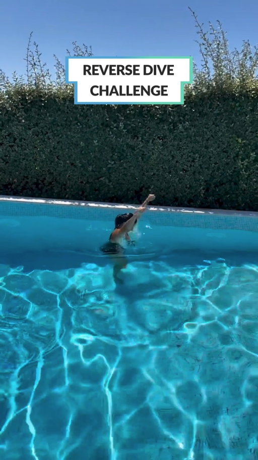Backward splash w/ @nadineskaram #DiveLife #Epic #flips #poolday #s#splashzone