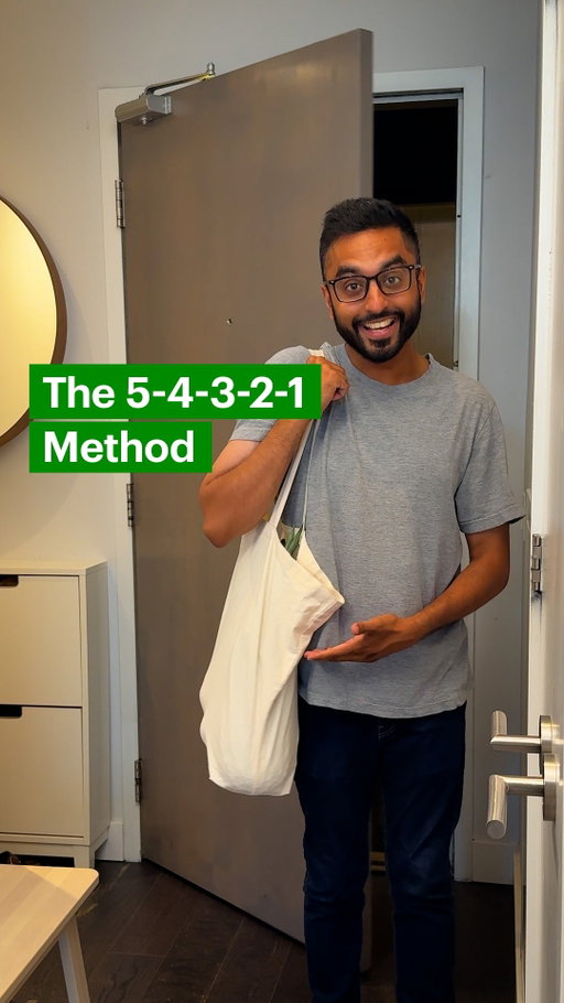 With the 5-4-3-2-1 grocery method, budgeting never looked so tasty. Share this with that one friend whose eyes get a little too wide in the snack aisle.