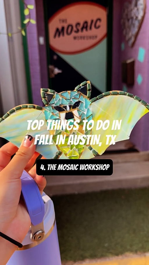 Two top things series in 1 week?! Well we had to go to @atxmosaicworkshop ! We picked a 35 dollar piece and got a 15 dollar kit to take home. We did walk in but they have tickets for events you can purchase online. Workers were very helpful and it was a fun process that took around 3 hours. We would def go back! #atx #austintx #austinfoodadventures