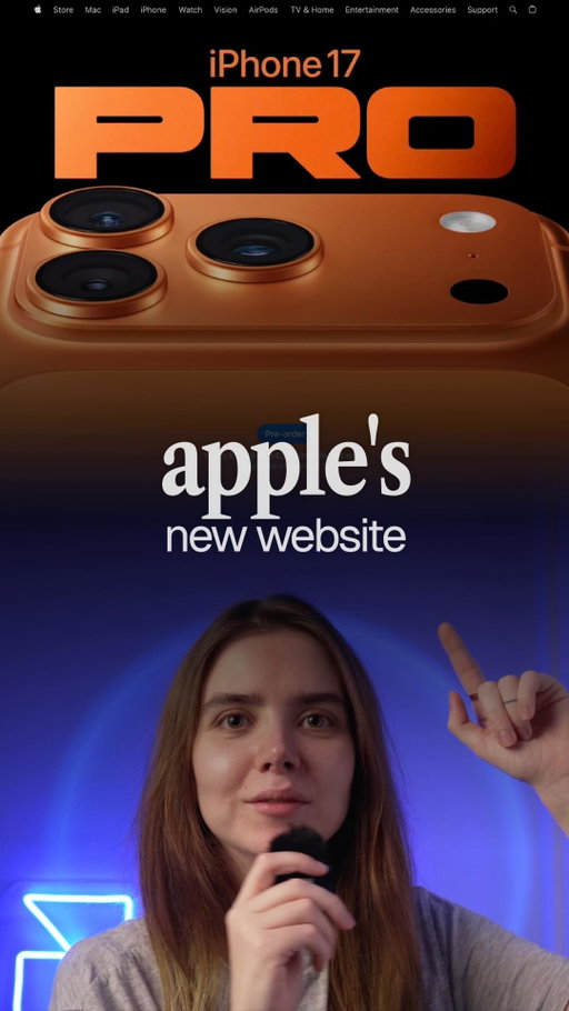 Apple’s new site is stunning and these sections are next-level! Learn how to recreate them in Framer in less than a minute.

#websitebuilder #webdesign #nocode #webdesigntips #webdesigner #websitedevelopment #webdesigninspiration #apple