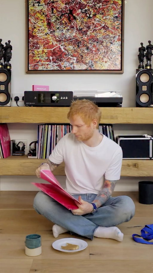 Watch Teddy’s Vinyl Breakfast Special Edition, exclusively on walmart.com/edsheeran 🩷 As a sneak peek of Ed’s private IG record club @teddysvinylbreakfast , he’s taking us behind the scenes of his new album. Check it out now and don’t forget to shop the @walmart exclusive vinyl to get into the club ▶️