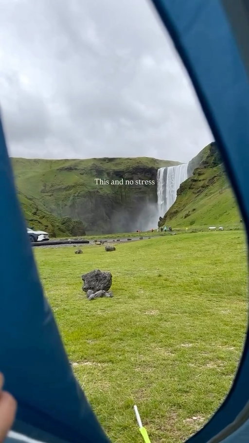 Camping dreams in Iceland feel unreal when @lindmaneva shows the view ⛺❄️Tag your adventure buddy who’d freeze (happily) with you here! 🌌🔥

💡 Fun Fact: In Iceland, you can camp near geothermal hot springs—imagine warming up in a natural hot tub after a night under the stars.

📍Iceland