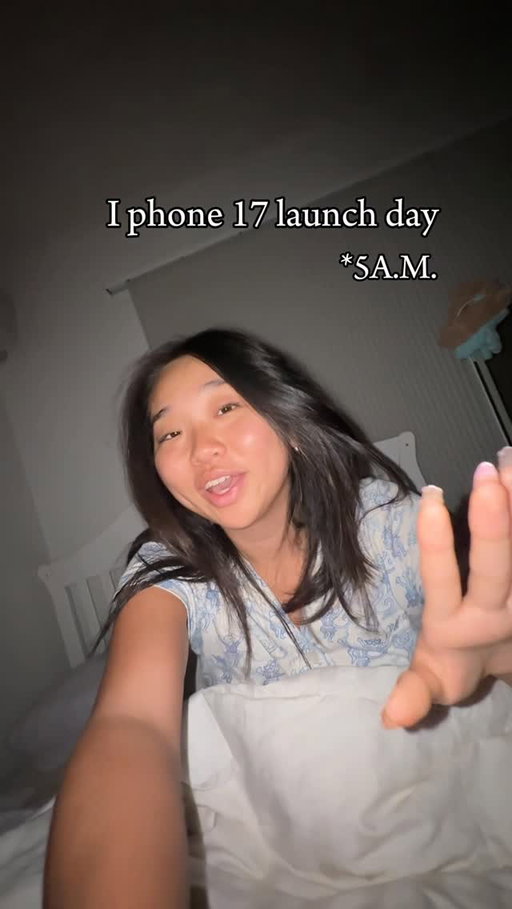 Waking up at 5AM to buy the new I phone 17! #iphone17 #iphonelaunch #iphone17pro #iphonelaunchday #applelaunch @apple