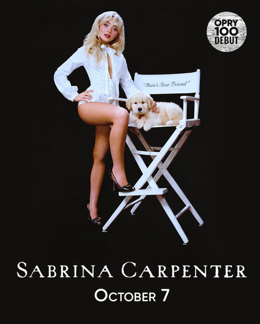 “Oh, boy!” @sabrinacarpenter is making her Opry debut! 

The two-time Grammy-award winning global superstar just released her 7th studio album “Man’s Best Friend” and we can’t wait to welcome her to the Opry stage on October 7. 

See you soon, Sabrina!