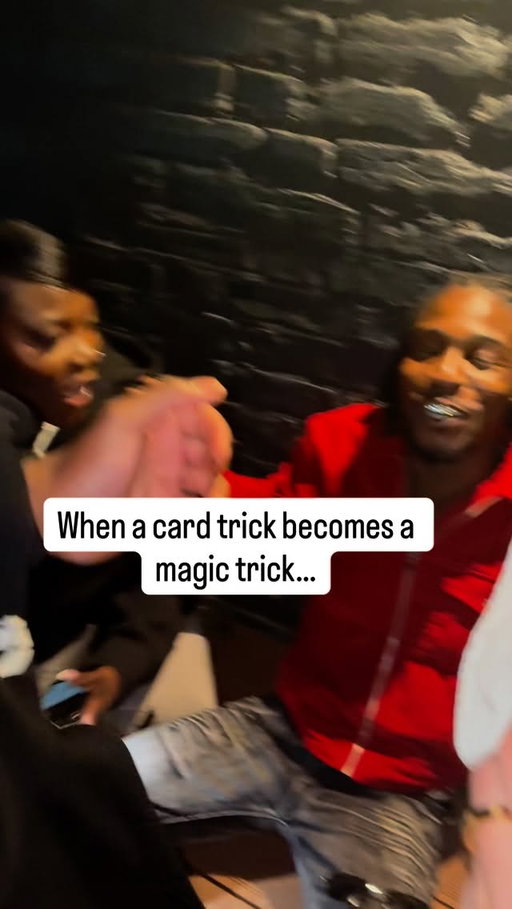 When a card trick becomes a magic trick…

#magictrick #cardtrick #magician #ukrapper