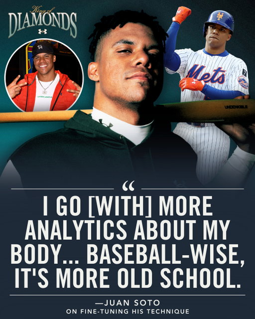 Juan Soto reveals how analytics fuel his game plan long before first pitch.⁠
⁠
Click the link in bio for the full episode of King of Diamonds.