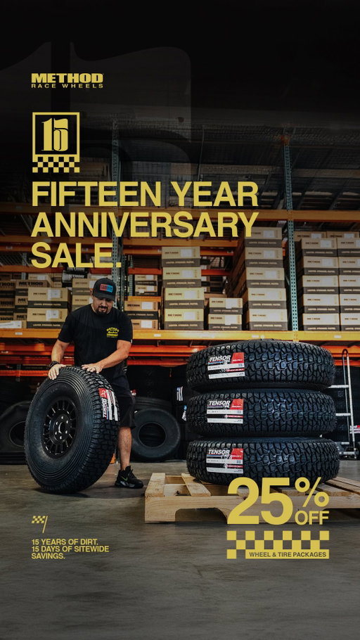Level up your UTV the easy way 💥 UTV Wheel & Tire Packages are 25% off!

Choose from an assortment of packages containing Method Race Wheels pre-mounted on Tensor Tires, shipped directly to your door. Trusted performance made simple and ready for your next ride.

Available in Dirt or Sand Tire Package options - link in bio 🔗

#Methodracewheels #UTVWheels #Offroad #TensorTire #UTVTires