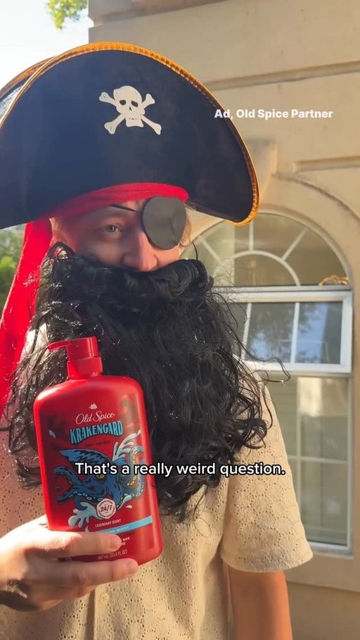 #Ad Every pirate knows the greatest treasure of all is @oldspice Krakengard Body Wash, now available at exclusively at Costco #OldSpicePartner