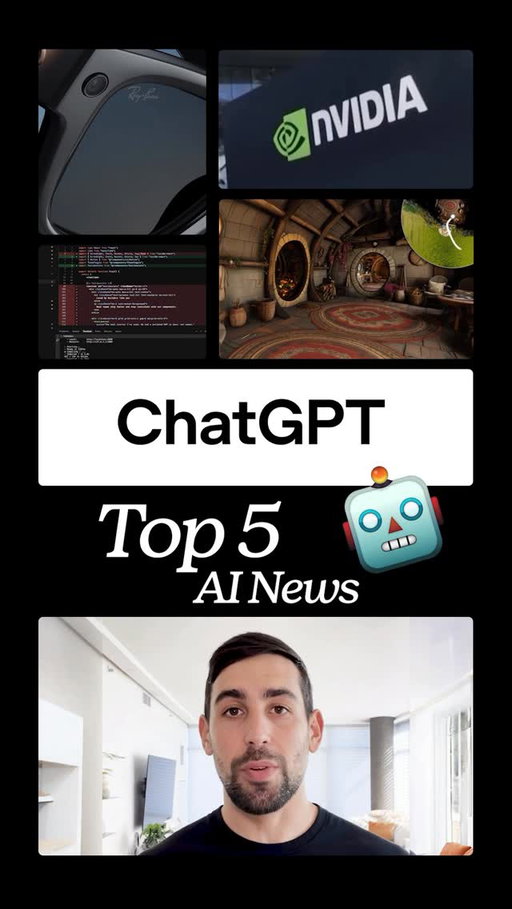 Here are the top five AI news stories of the week in 90 seconds. Let’s do it.

1) Meta just launched new AI glasses powered by their latest Llama model.

The New Ray-Ban Display puts apps, photos, and maps right on the lens, and you can take action with their new Neural Band wristband.

The Ray-Ban Meta Gen 2 adds eight hours of battery, 3K video, and even live translation.

2) A new model called Marble can turn a picture or a text prompt into a 3D world you can walk through.

It makes interactive 3D spaces in any style, from real life to cartoon.

This could change how movies and games build new worlds.

3) Anthropic and OpenAI are working on AI co-workers.

The main goal is to build AI agents that do more than answer questions.

They can finish step-by-step tasks like processing tickets or updating records.

4) OpenAI launched a new update for GPT-5 Codex, their AI coding tool.

It can think longer on hard projects, running for hours on refactors or reviews.

You can tag Codex in GitHub for an instant code review.

Some developers are already switching from Claude Code for it.

5) China just banned Nvidia’s AI chips.

The government told companies like ByteDance and Alibaba to stop buying them because China wants to build its own chips for its AI future.

Nvidia warned it could lose 8 billion dollars in sales because of this.
