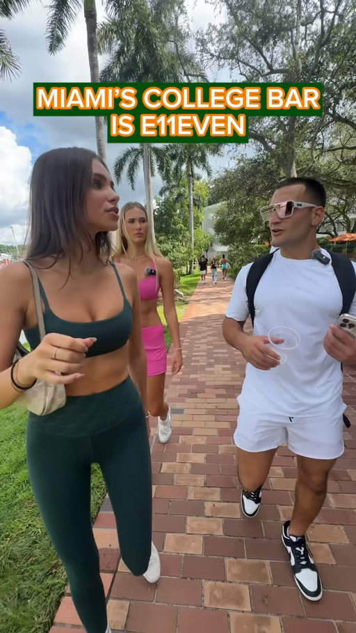 Going to E11EVEN on Thursday’s is wild @brad.kraut #miami #umiami