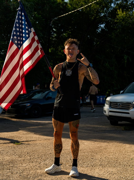 15 days until we run 1000 miles to raise money for Veterans. 🇺🇸 

When I was designing my collab shoe with @kanefootwear it was important to me to honor those who have served, and honor our nation’s flag. 

It was important to honor where I came from, and what built me into who I am today. 

The reverse flag isn’t retreating. It’s tradition. A symbol of forward movement and honor. 

The KANE x Matt Johnson Revive is built as a neutral, everyday reminder that you are Made for More.