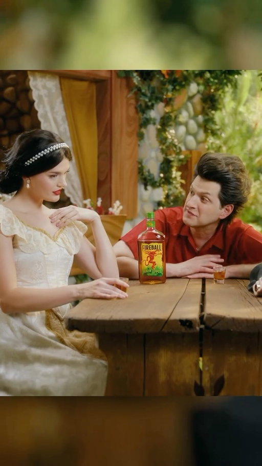 No good has ever come from gossiping with a magic mirror. New Fireball Blazin' Apple available nationwide.

#ad21+ #FireballPartner