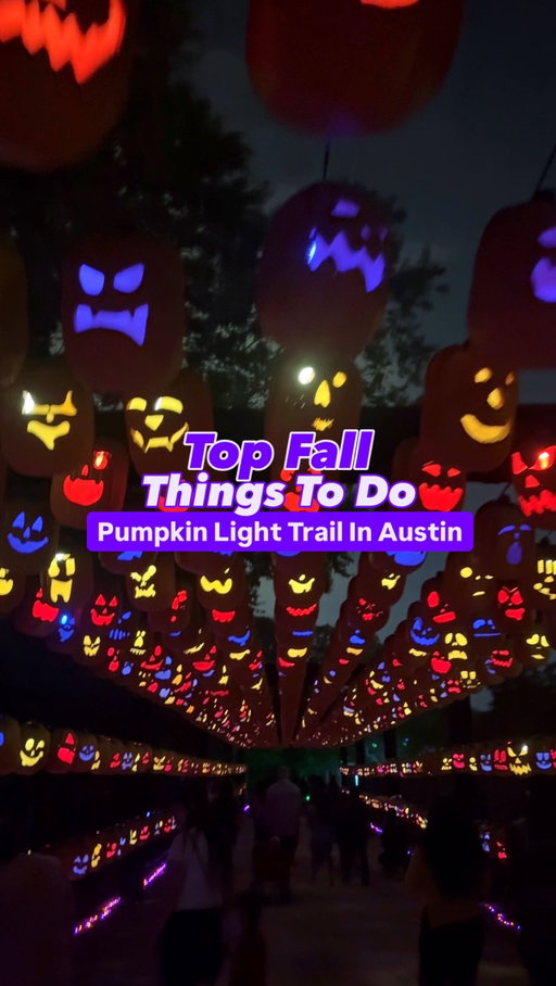 🎃✨ Best Things to Do in Austin this Fall 

@PumpkinNights Light Trail at Pioneer Farms open now through Nov 1st!

🍂 Stroll a half-mile trail filled with 10 immersive pumpkin lands and over 7,500 hand-carved & custom pumpkins. We spent about an hour on the trail and 20 minutes at the fire show. It’s magical, family-friendly, and perfect for little ones (not too spooky 👻).

⭐ Don’t miss: seesaws, a sandpit treasure dig, and the grand finale at Pumpkin Village—complete with a live fire show, food, games, and festive shopping.

🎟️ Tickets Weekdays: Adults $22–26 | Kids $16–18 Weekends: Adults $32–36 | Kids $22–26 (Parking $10 on-site | Advance tickets recommended)

📍 Pioneer Farms
10621 Pioneer Farms Dr, Austin, TX

#austintx #texasfall #pumpkinnights #thingstodoinaustin #atx