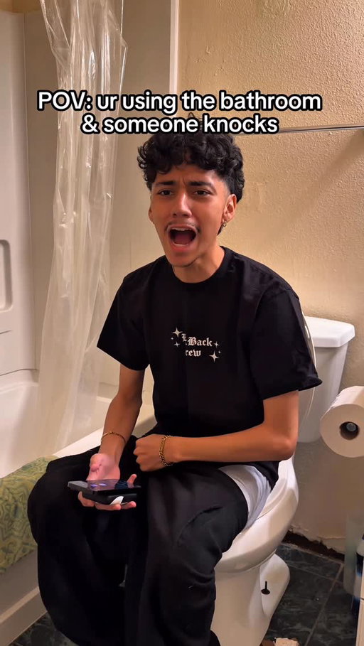 bro really did all that 🙄

-
.
 #kickbackcrew #explorepage #reels #skits #comedyskit #bathroom #hispanicsbelike #hispanic