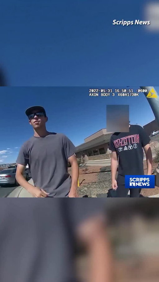 Here’s Tyler Robinson, the man charged with murdering Charlie Kirk, speaking with police in Utah about a car crash he was involved in 🎥