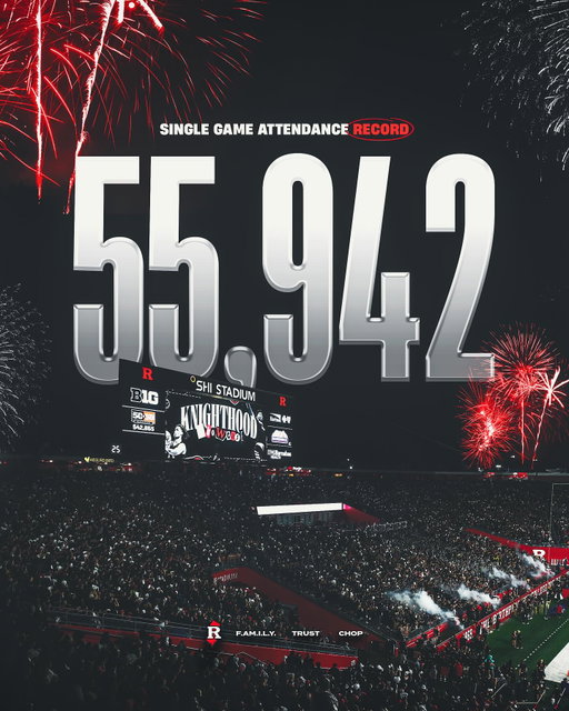 Thank you, Rutgers Nation! #CHOP 
.
.
.
#GoRU #rutgers #football #collegefootball