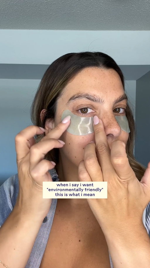Wanna see a magic trick? 👀✨

Our Eye Masks don’t just brighten, tighten and depuff they’re also 100% biodegradable. After you use them, just drop them in water and watch them dissolve and disappear! 🪄

Spoiler: it’s not magic, it’s science. Because after a little research, a lot of testing and years of hard work, we’re proof that it’s possible to create great skincare that doesn’t come at the planet’s expense. 🌎💧