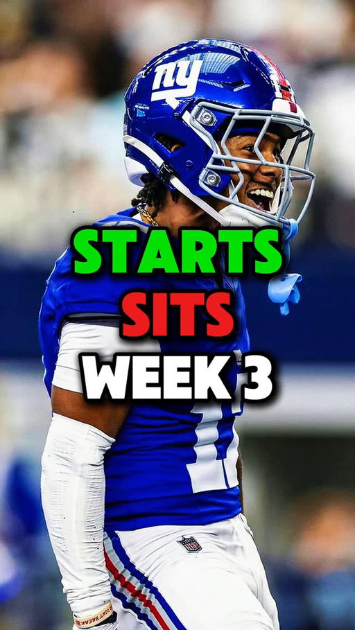 Starts & Sits Week 3 

#chargers #raiders #giants #vikings #cardinals #nfl #nflnews #fantasyfootball #football #tcofantasyshow