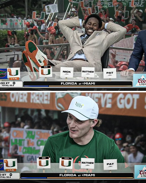 Matthew Tkachuk and the entire GameDay crew was rockin’ with Miami 🔥