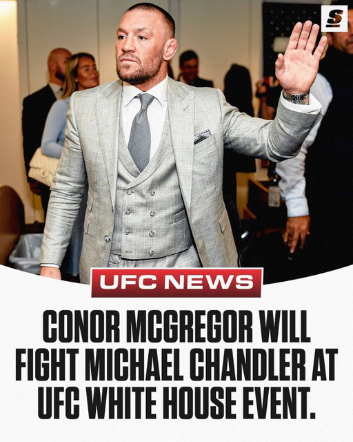 Conor McGregor says he’s not only on the upcoming White House event, but that he’ll be facing Michael Chandler 👀
[h/t Fox and Friends]